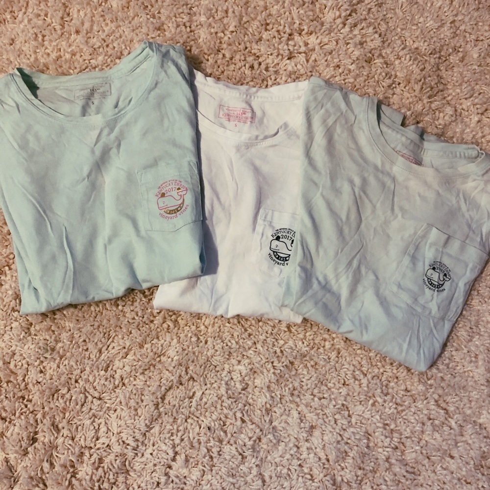 vineyard vines kentucky derby 3 t-shirt bundle!
